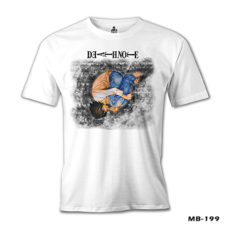 Death Note - Upside Down Beyaz Erkek Tshirt