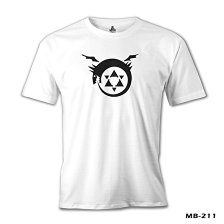 Fullmetal Alchemist Beyaz Erkek Tshirt