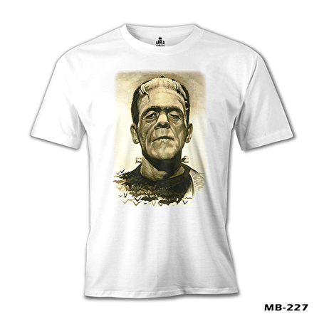 Frankenstein Beyaz Erkek Tshirt