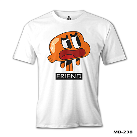 Best Friends - Friend Beyaz Erkek Tshirt