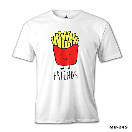 Best Friends - Patates Beyaz Erkek Tshirt