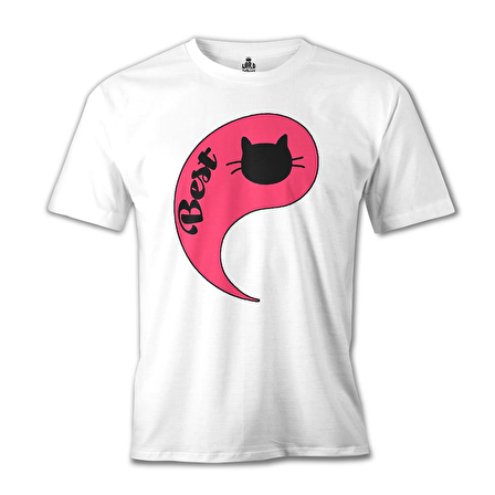 Best Friends - Kedi Beyaz Erkek Tshirt