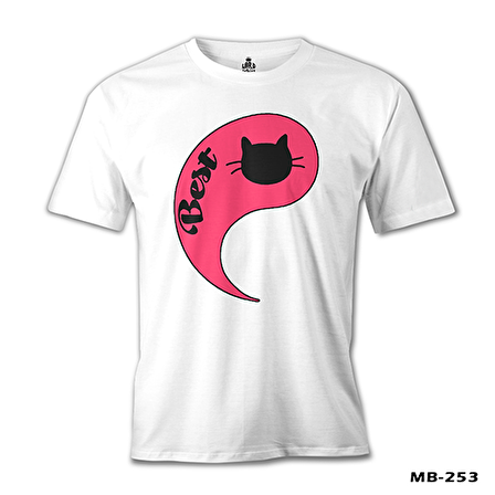 Best Friends - Kedi Beyaz Erkek Tshirt