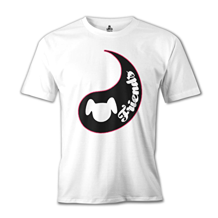 Best Friends - Köpek Beyaz Erkek Tshirt