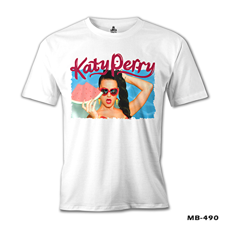 Katy Perry - California Gurls Beyaz Erkek Tshirt