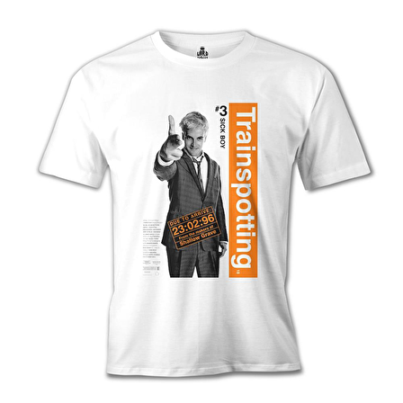 Trainspotting - 3 Beyaz Erkek Tshirt