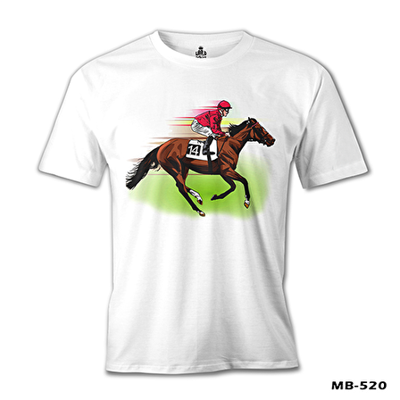 At 10 Beyaz Erkek Tshirt