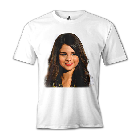 Selena Gomez - Stars Beyaz Erkek Tshirt