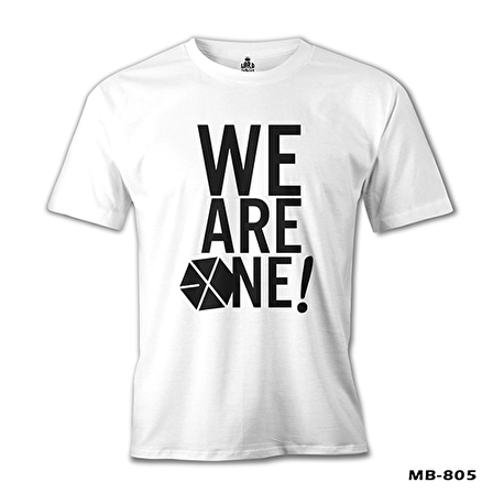 EXO - We are One Beyaz Erkek Tshirt