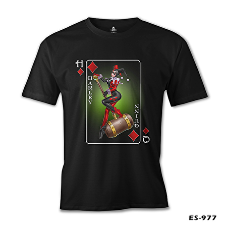 Harley Quinn - Sane Again Siyah Erkek Tshirt