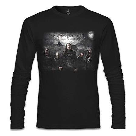 Dream Theater - Black Clouds Siyah Erkek Sweatshirt