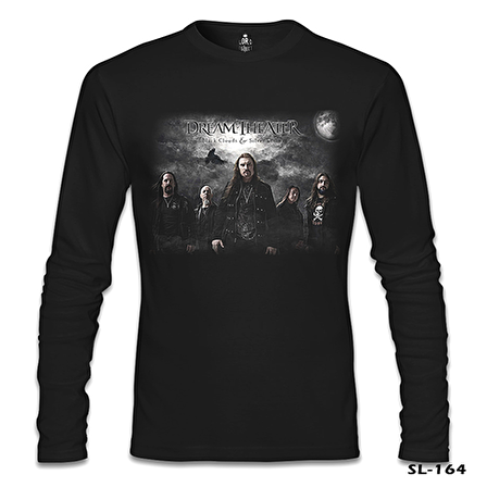 Dream Theater - Black Clouds Siyah Erkek Sweatshirt