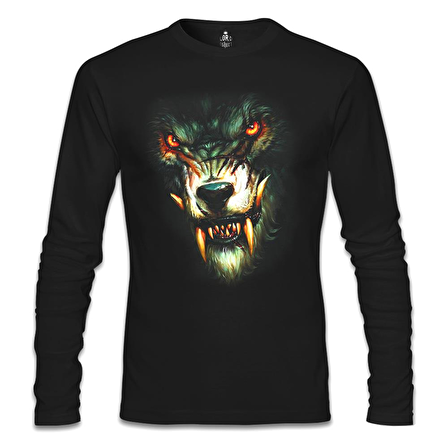 WareWolf Siyah Erkek Sweatshirt