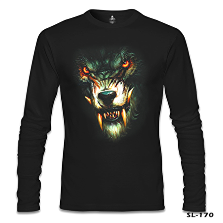WareWolf Siyah Erkek Sweatshirt