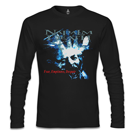 Napalm Death - Fear Emptiness Despair Siyah Erkek Sweatshirt