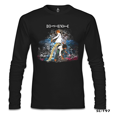 Death Note - Chains Siyah Erkek Sweatshirt