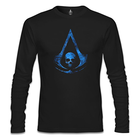 Assassin's Creed 7 Siyah Erkek Sweatshirt