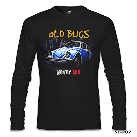 Old Bugs Siyah Erkek Sweatshirt