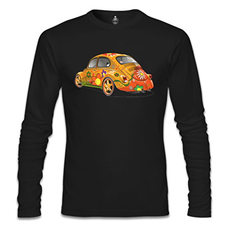 Bugs in Color Siyah Erkek Sweatshirt