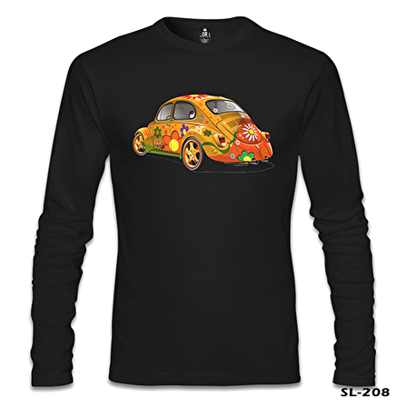 Bugs in Color Siyah Erkek Sweatshirt