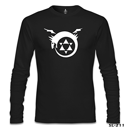 Fullmetal Alchemist Siyah Erkek Sweatshirt