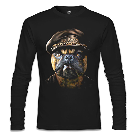 Dog the Police Siyah Erkek Sweatshirt