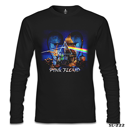 Pink Floyd - Above the Light Siyah Erkek Sweatshirt