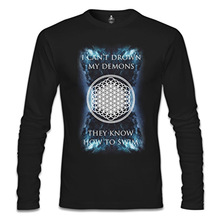 Bring me the Horizon - My Demons Siyah Erkek Sweatshirt