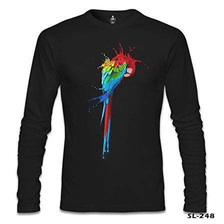 Parrot Siyah Erkek Sweatshirt