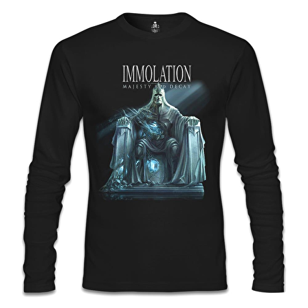 Immolation - Majesty and Decay Siyah Erkek Sweatshirt