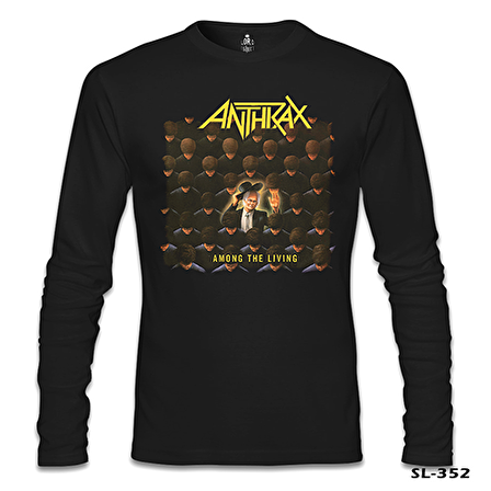 Anthrax - Among the Living Siyah Erkek Sweatshirt
