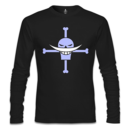 One Piece - Roger Siyah Erkek Sweatshirt