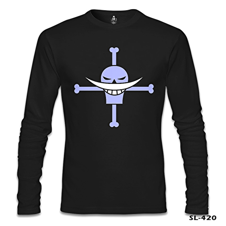 One Piece - Roger Siyah Erkek Sweatshirt