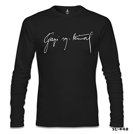 Atatürk - Gazi Mustafa Kemal Siyah Erkek Sweatshirt