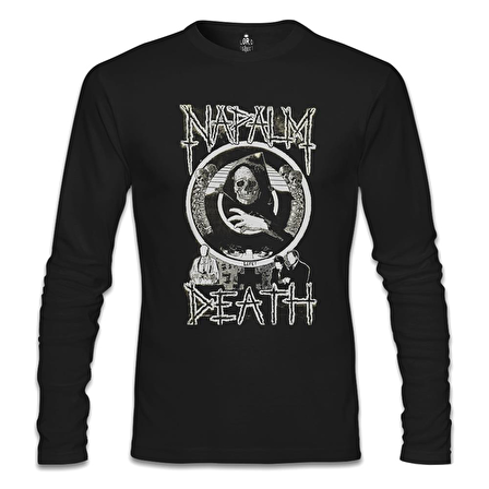 Napalm Death - Life? Siyah Erkek Sweatshirt