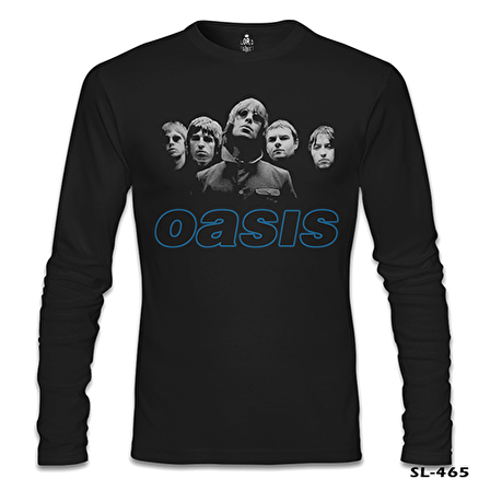 Oasis Siyah Erkek Sweatshirt