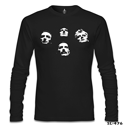 Queen Siyah Erkek Sweatshirt