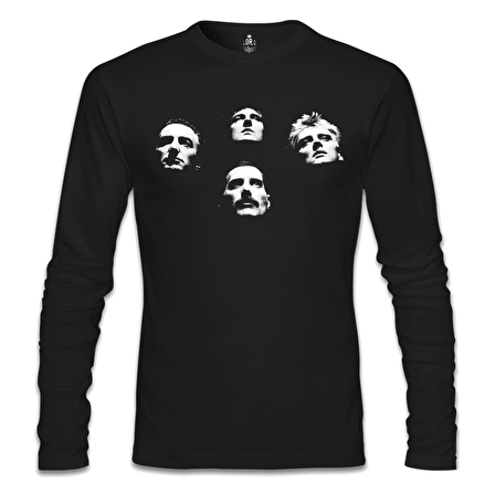 Queen Siyah Erkek Sweatshirt