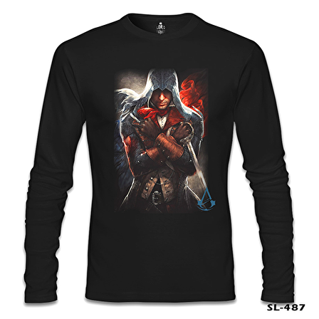 Assassin's Creed - Arno 2 Siyah Erkek Sweatshirt
