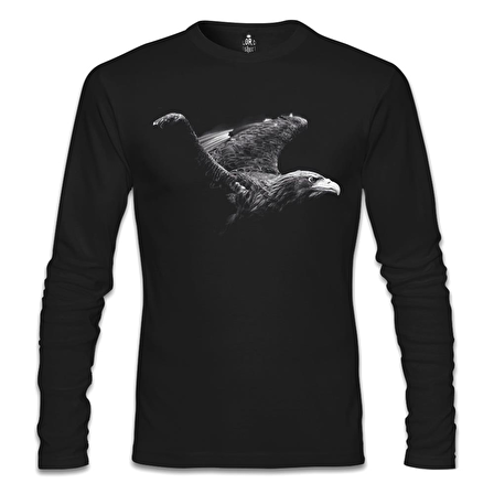 Kartal Siyah Erkek Sweatshirt