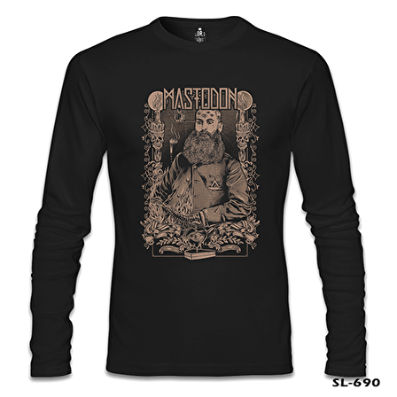 Mastodon 2 Siyah Erkek Sweatshirt