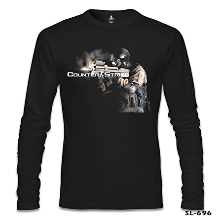 Counter Strike 2 Siyah Erkek Sweatshirt