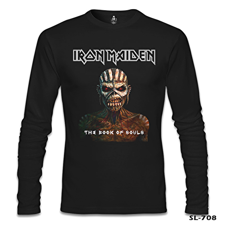 Iron Maiden - The Book of Souls Siyah Erkek Sweatshirt