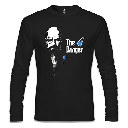 Breaking Bad - The Blue Danger Siyah Erkek Sweatshirt