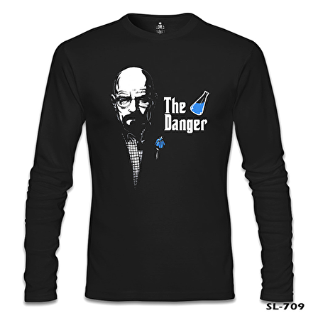 Breaking Bad - The Blue Danger Siyah Erkek Sweatshirt