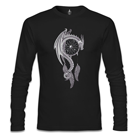 Dreamcatcher - Düş Kapanı Siyah Erkek Sweatshirt