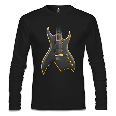 Gitar Siyah Erkek Sweatshirt
