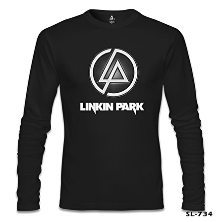 Linkin Park - Logo 3 Siyah Erkek Sweatshirt