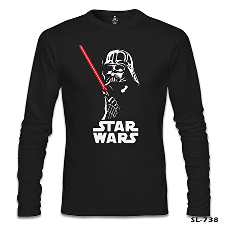 Darth Vader Smoking Siyah Erkek Sweatshirt