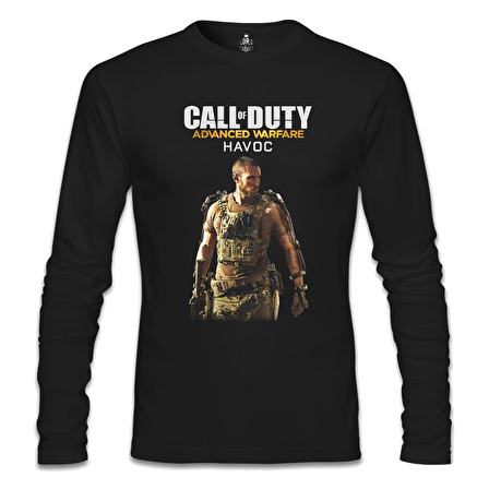 Call of Duty - Advanced Warfare Havoc Siyah Erkek Sweatshirt